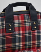 Rogue Rosette Plaid Backpack | Women’s Red & Navy Commuter Bag