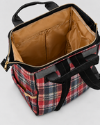 Rogue Rosette Plaid Backpack | Women’s Red & Navy Commuter Bag