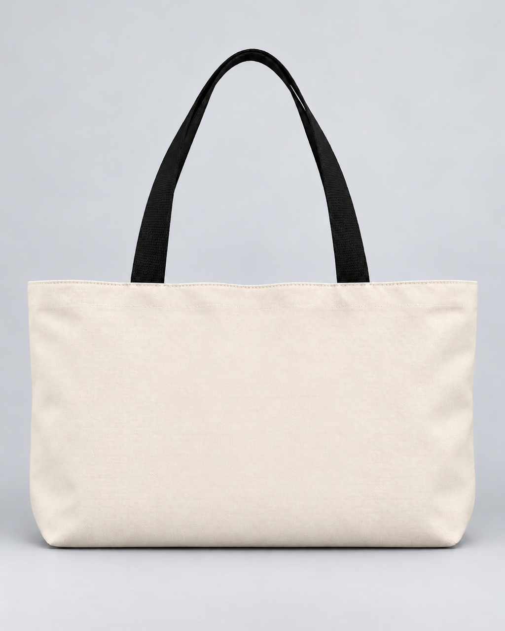 Personalized Elegant Script Monogram Weekender Tote | Custom Three-Initial Travel Bag, Natural & Gold