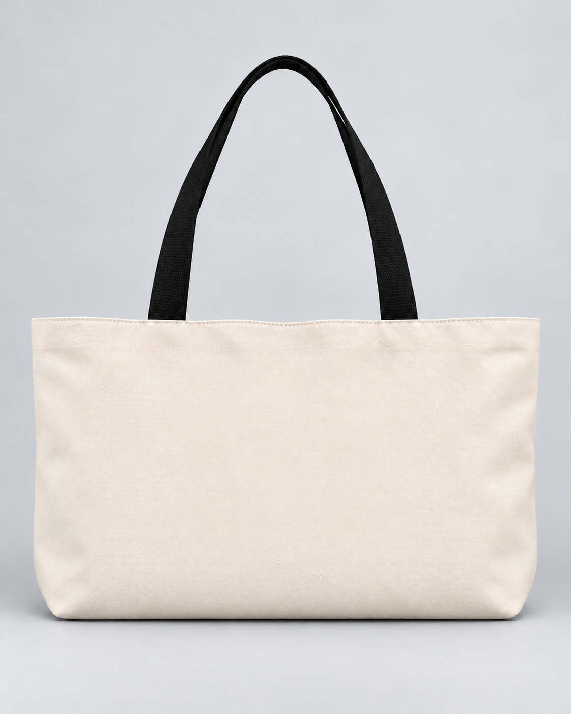 Personalized Elegant Script Monogram Weekender Tote | Custom Three-Initial Travel Bag, Natural & Gold