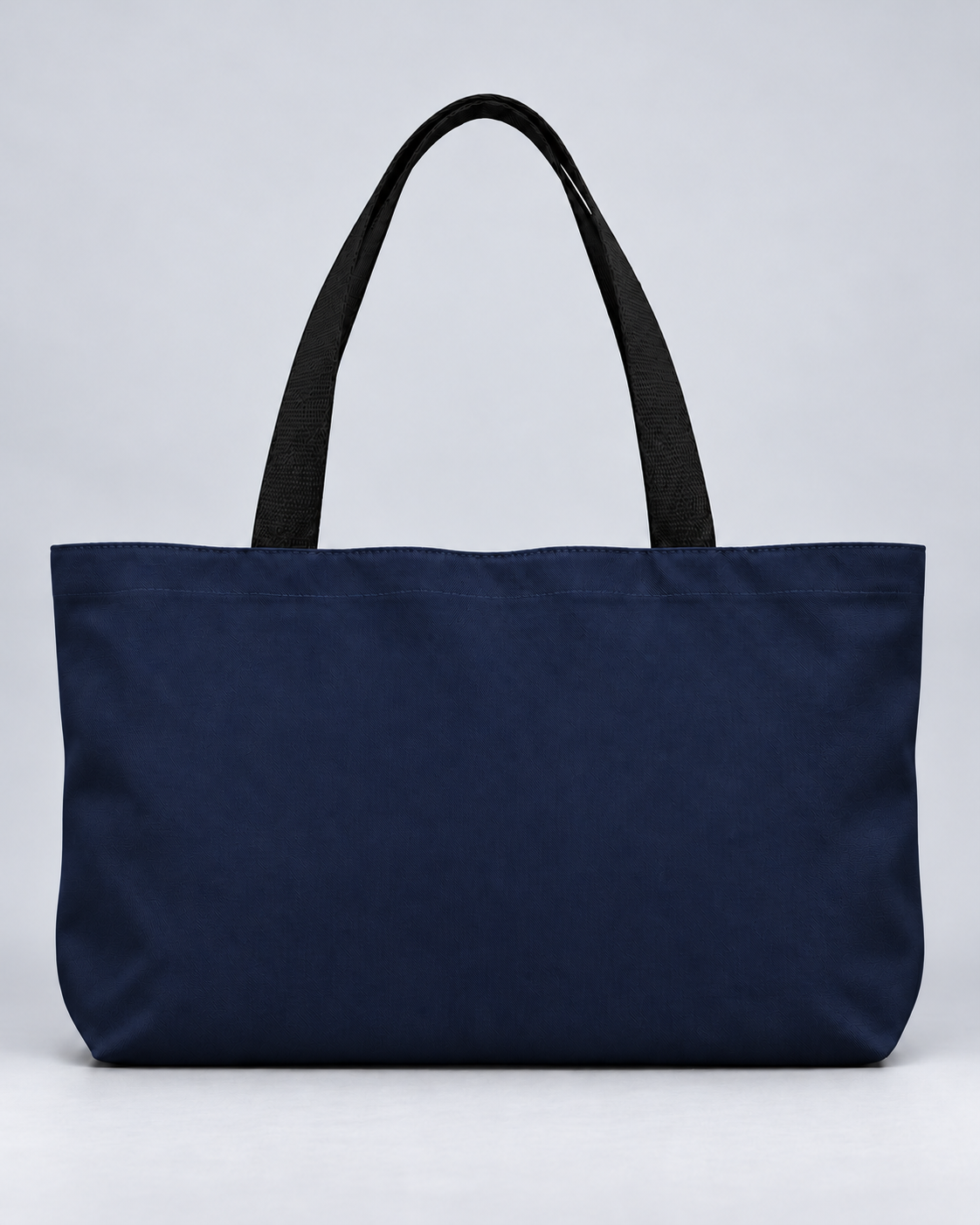 Personalized Elegant Script Monogram Weekender Tote | Custom Three-Initial Travel Bag, Navy