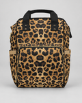 Wild Essence Leopard Print Commuter Backpack | Women’s Work & Travel Bag, Personalization Available