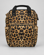 Wild Essence Leopard Print Commuter Backpack | Women’s Work & Travel Bag, Personalization Available
