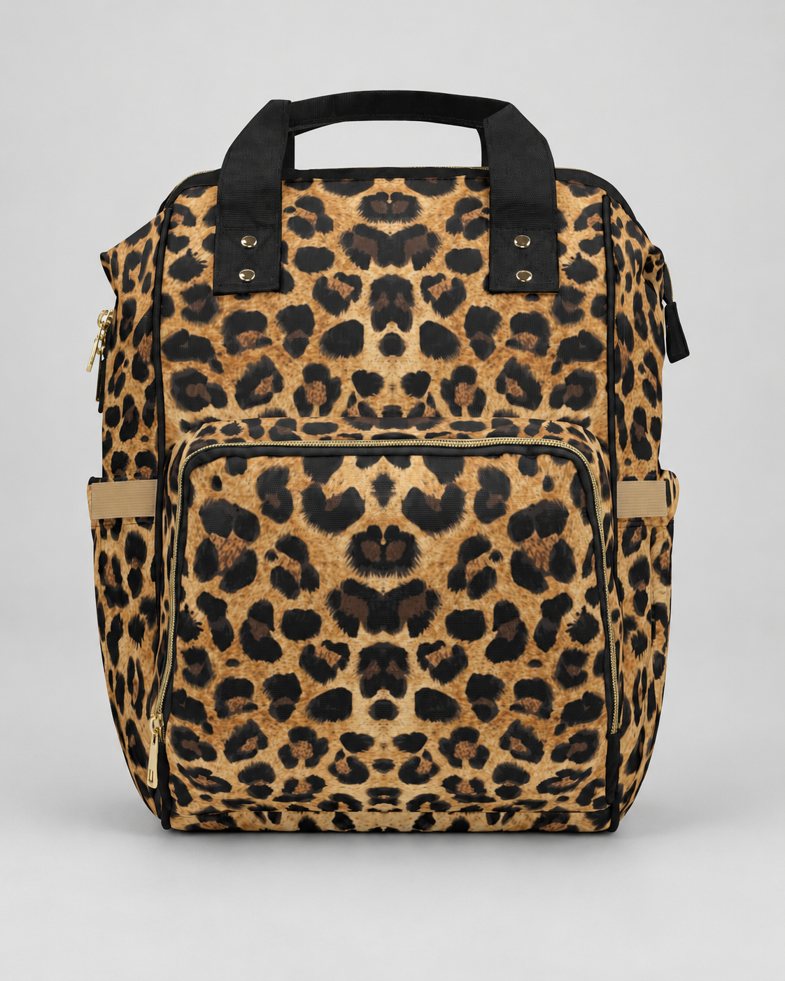 Wild Essence Leopard Print Commuter Backpack | Women’s Work & Travel Bag, Personalization Available