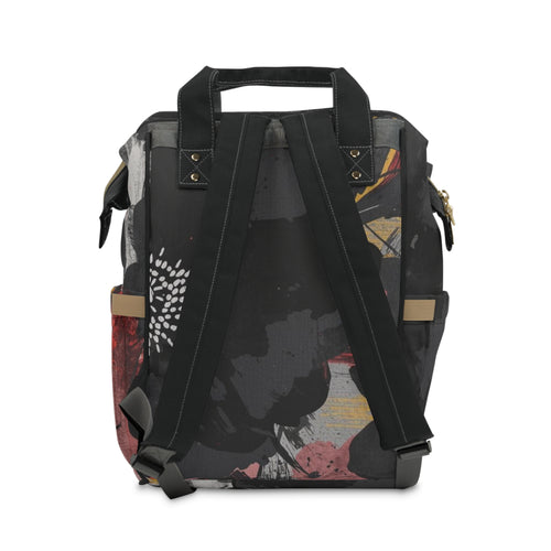 Floral Noir Commuter Backpack