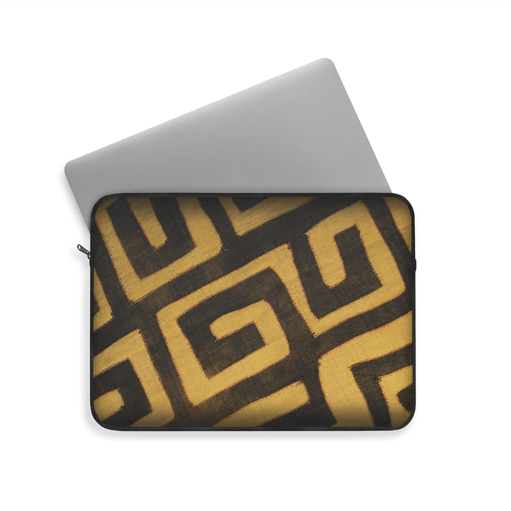 Savannah Gold Padded Laptop Sleeve,