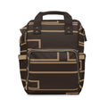 Signia Frame Monogram Commuter Backpack, Brown/Latte