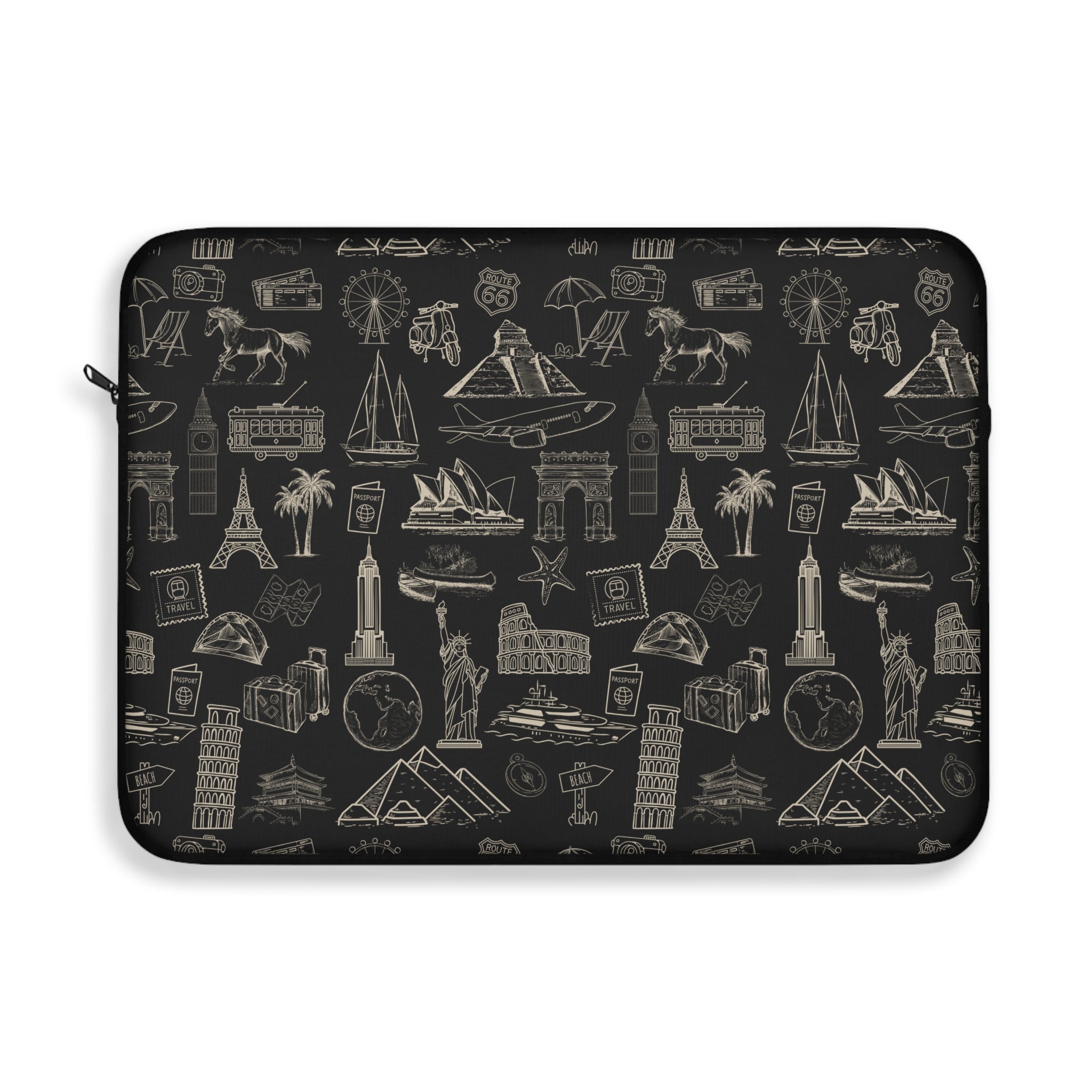 World Tour Slim Protective Laptop Sleeve —  Available in 12", 13", 15"