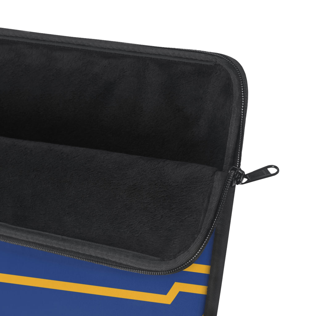 Personalized Laptop Sleeve Protective Case, Blue/Yellow Gold