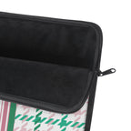 Houndstooth & Stripes Slim Protective Laptop Sleeve — Available in 12", 13", 15"