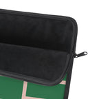 Green & Pink Personalized Slim Padded Laptop Sleeve