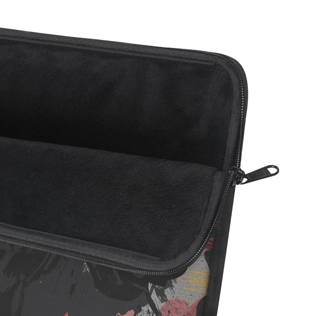 Floral Noir Slim Protective Laptop Sleeve — Available in 12", 13", 15"