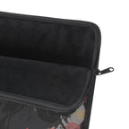 Floral Noir Slim Protective Laptop Sleeve — Available in 12", 13", 15"