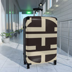 Signia Block Hard-Shell Luggage, Coffee Bean & Cream
