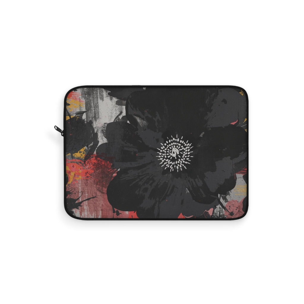 Floral Noir Slim Protective Laptop Sleeve — Available in 12", 13", 15"