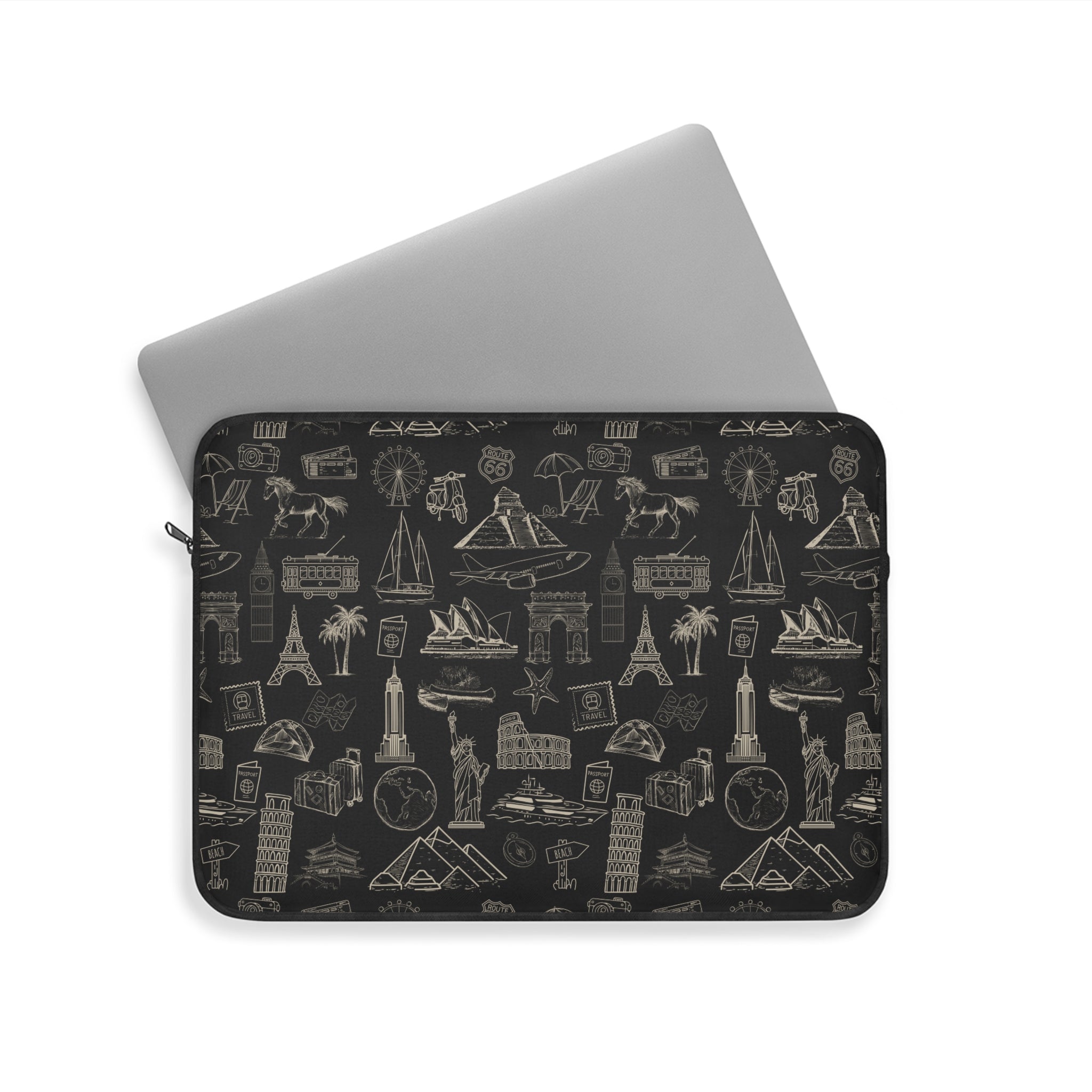 World Tour Slim Protective Laptop Sleeve —  Available in 12", 13", 15"