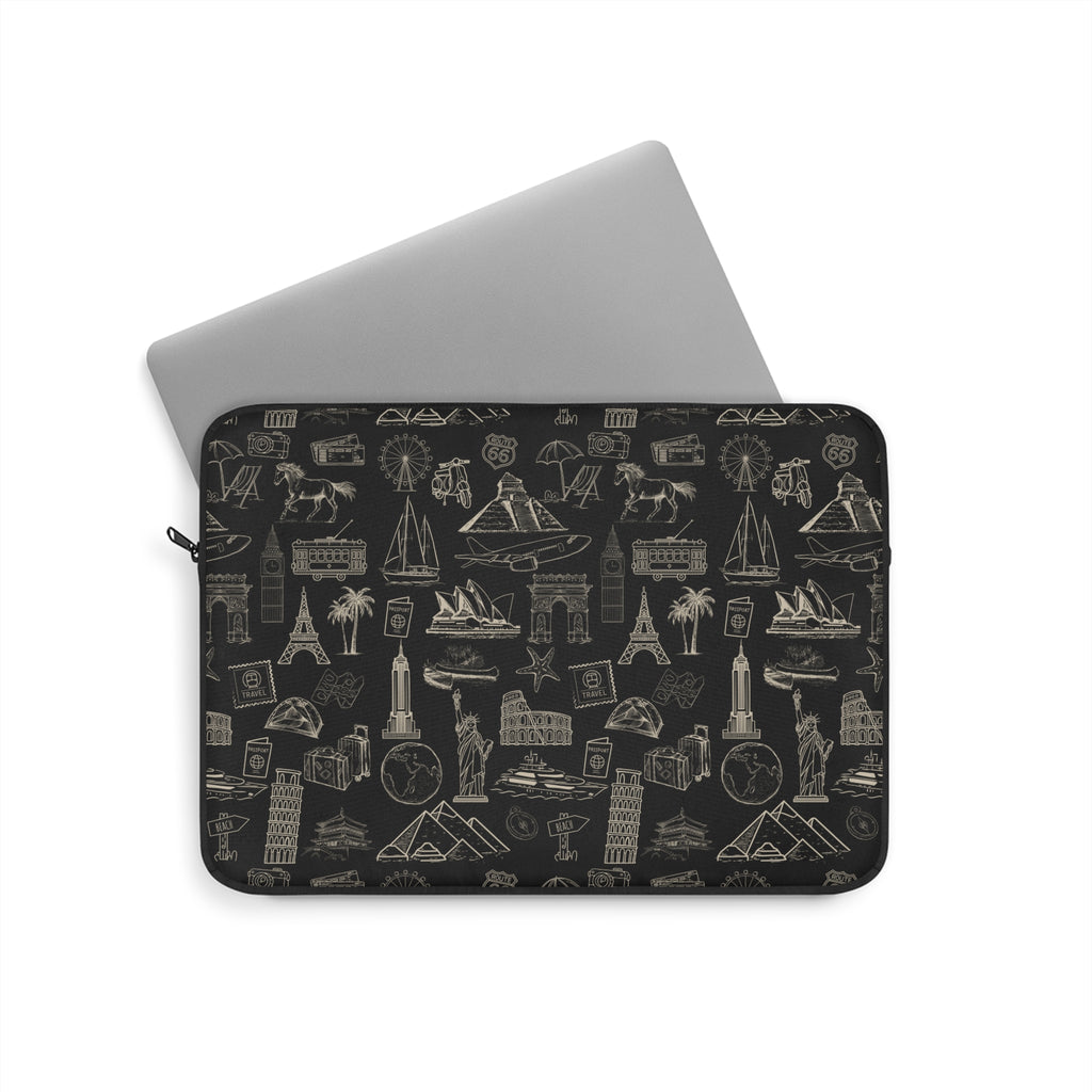 World Tour Laptop Sleeve, Black