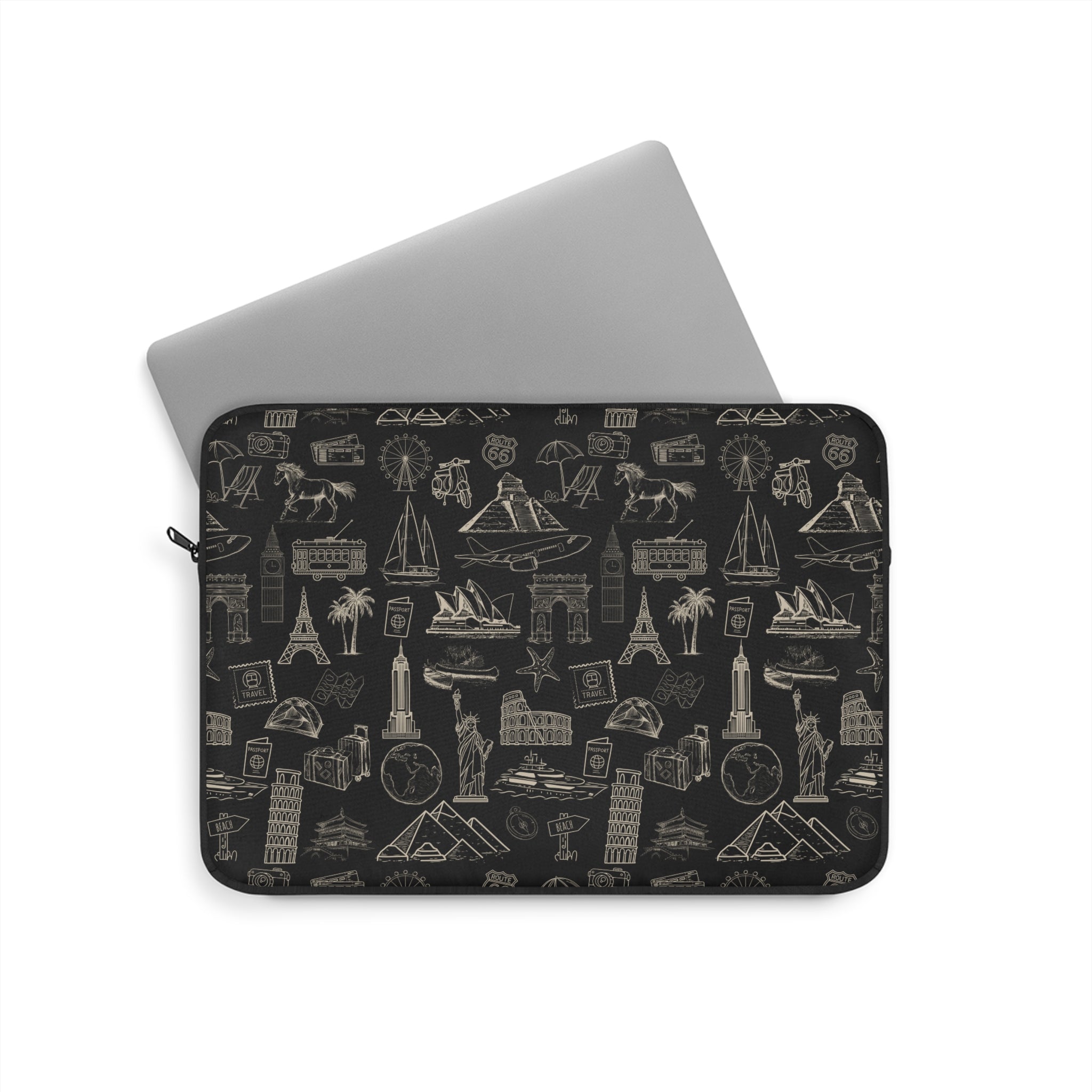 World Tour Laptop Sleeve, Black