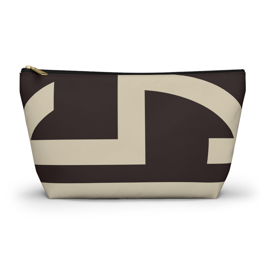 Signia Block Accessory Pouch, Coffee Bean & Cream