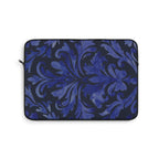 Blue Damask Slim Protective Laptop Sleeve —  Available in 12", 13", 15"