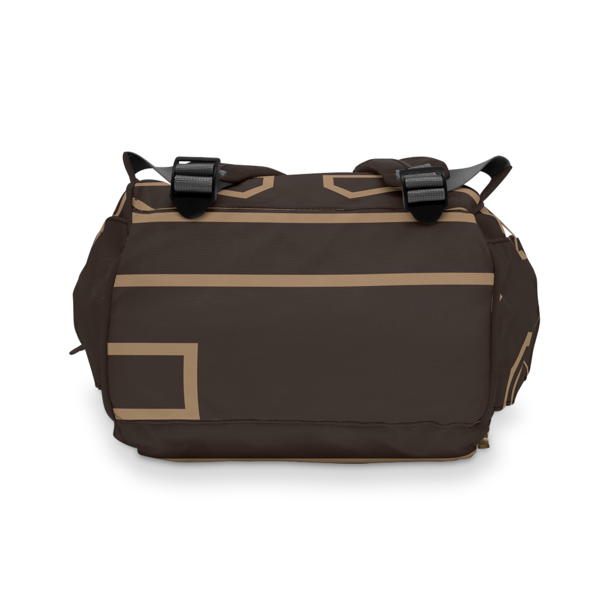 Signia Frame Monogram Commuter Backpack, Brown/Latte