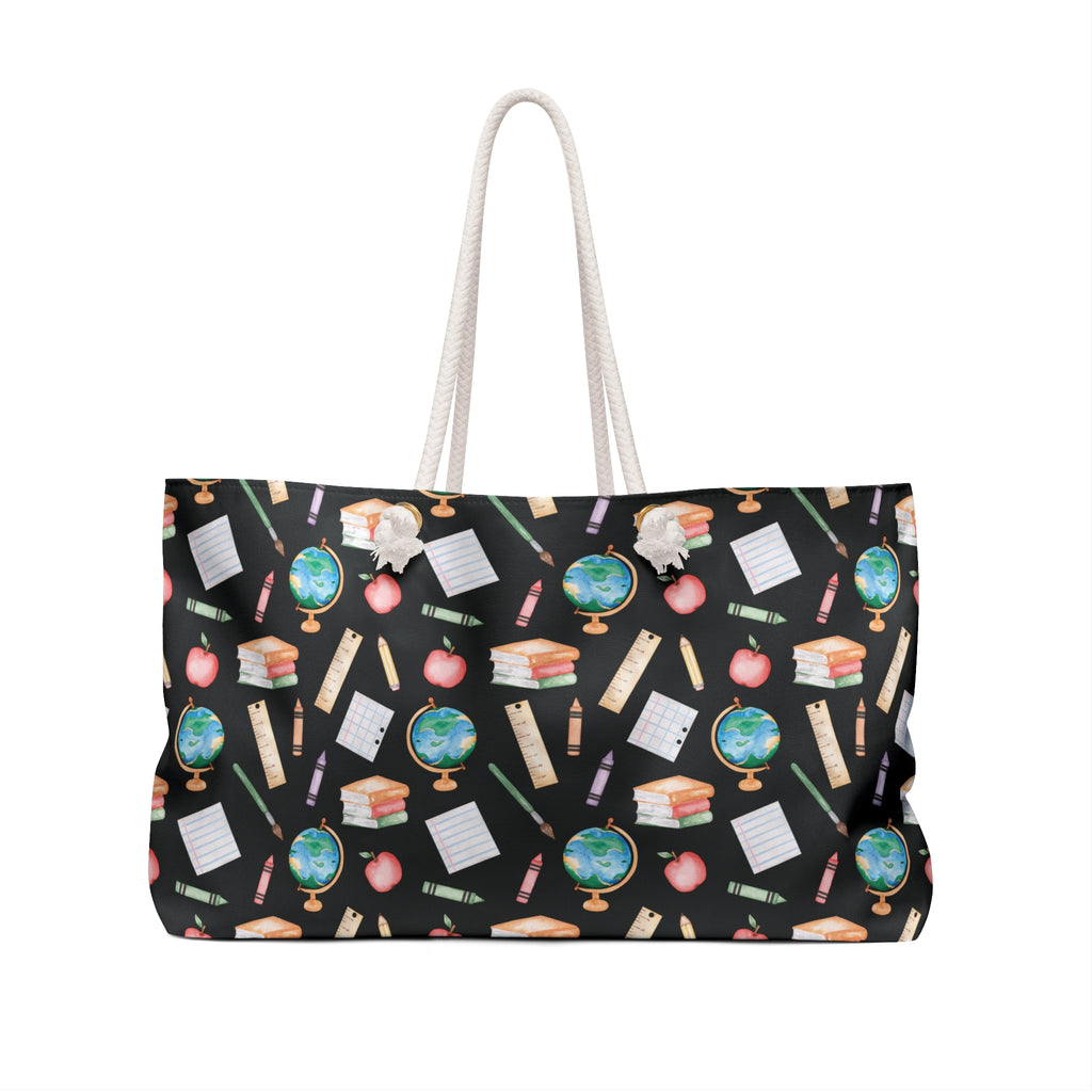 Bossy Teacher Packable Oversized Carryall Tote — Lightweight Multipurpose Beach & Travel Bag