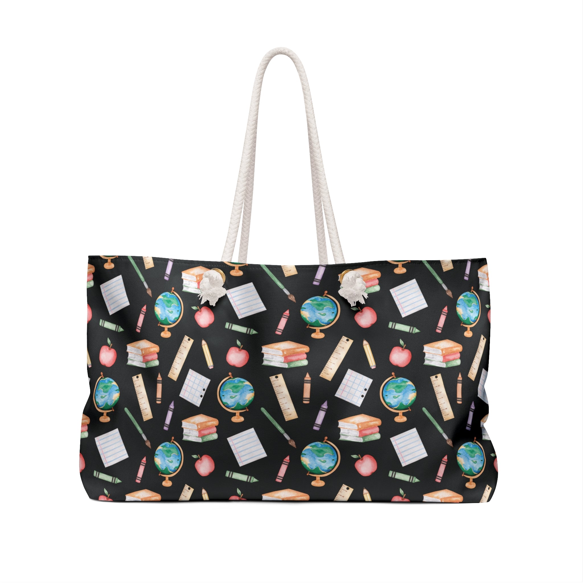 Bossy Teacher Packable Oversized Carryall Tote — Lightweight Multipurpose Beach & Travel Bag