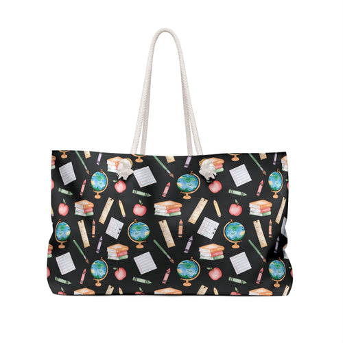 Bossy Teacher Packable Oversized Carryall Tote — Lightweight Multipurpose Beach & Travel Bag