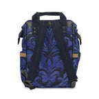 Blue Damask Commuter Backpack