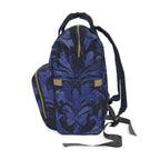 Blue Damask Commuter Backpack