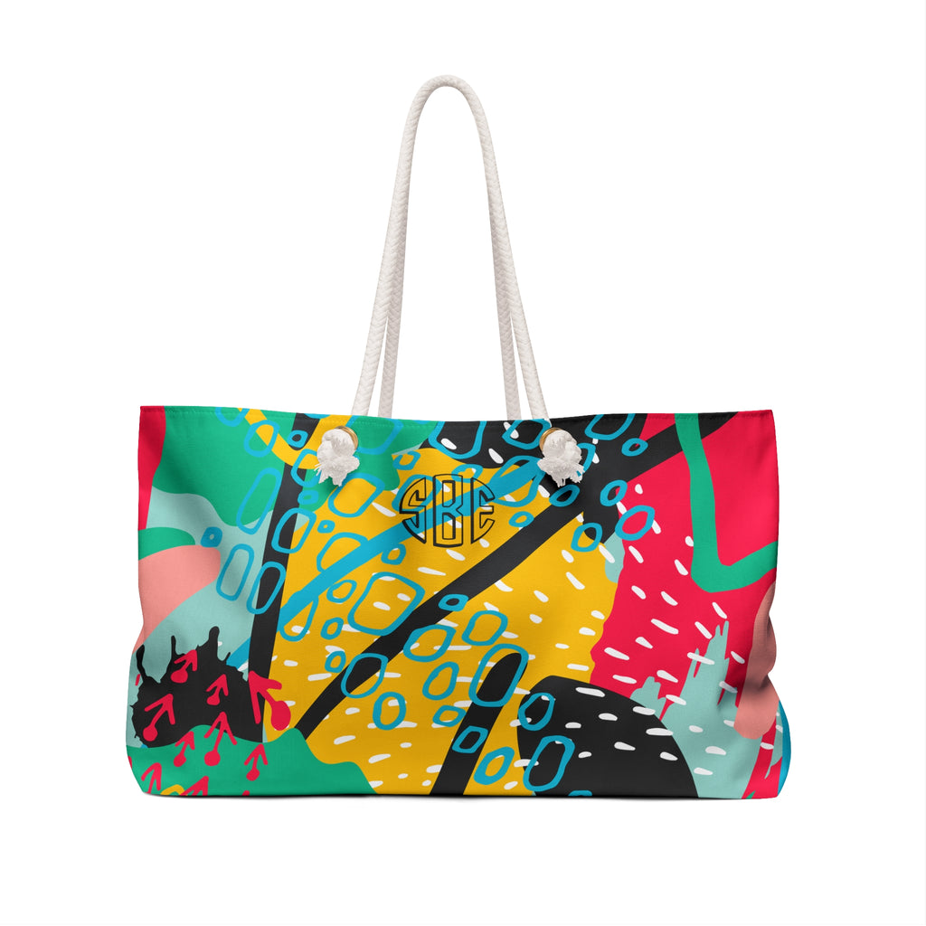 Sister in Bloom Packable Multipurpose Oversized Carryall Beach Tote Bag, Personalization Available