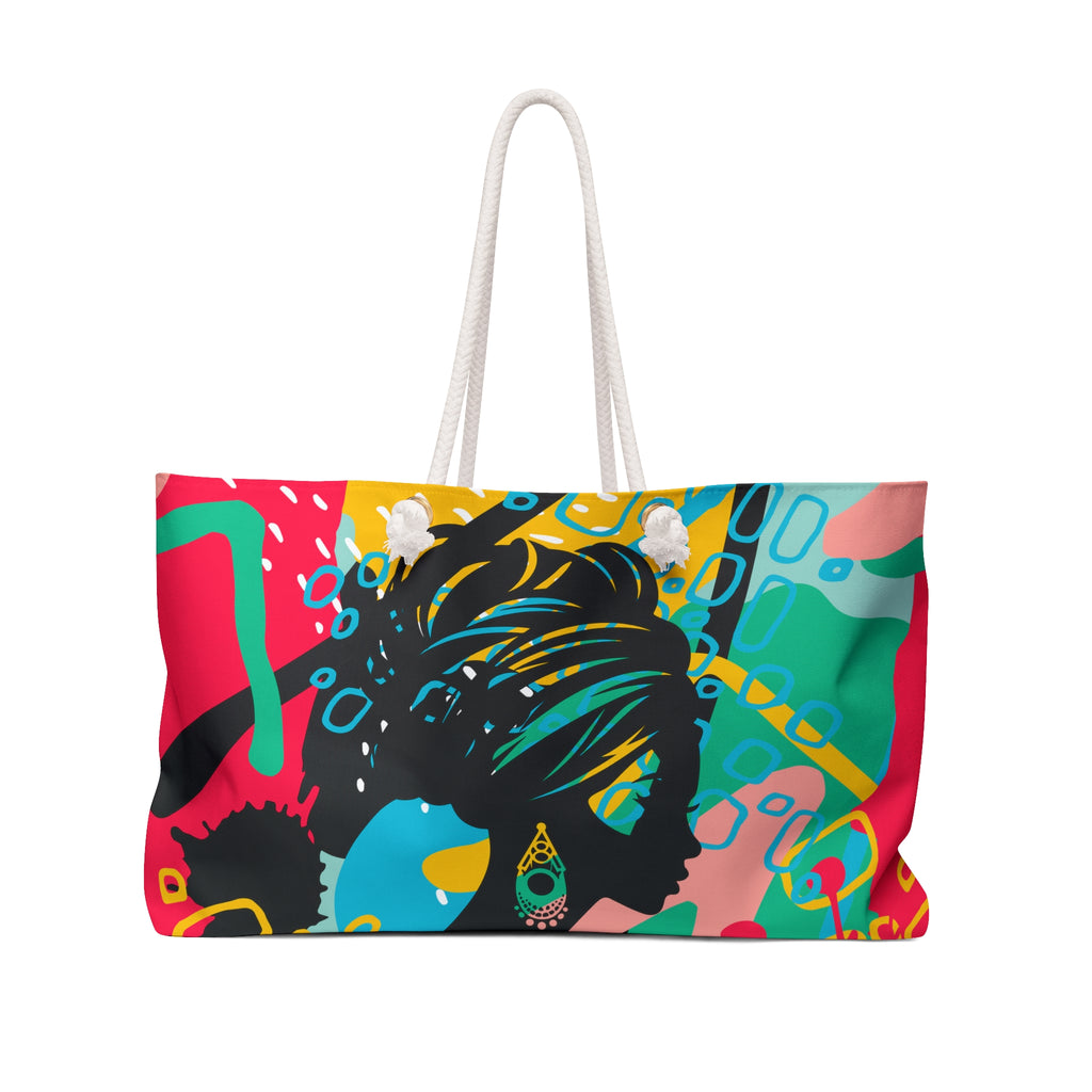 Sister in Bloom Packable Multipurpose Oversized Carryall Beach Tote Bag, Personalization Available